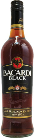 Bacardi Black Carta Negra Rum 0 7 37 5 DRS Ital Otthonr