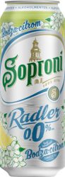 Soproni Bodza-Citrom 0,0% alk.m. dob. 0.5 DRS